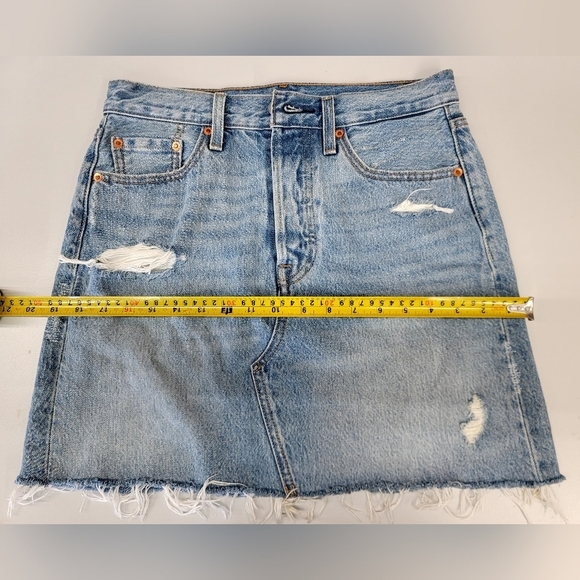 Lévis Denim Raw hem skirt Big E - Picture 5 of 13